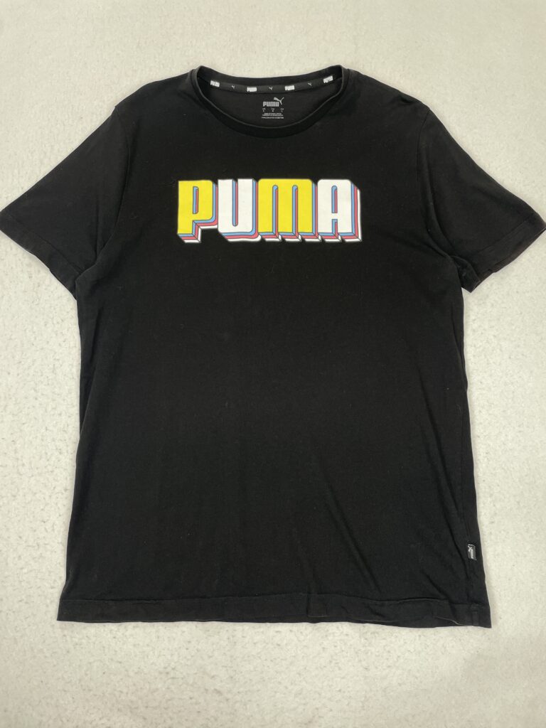 Camiseta Puma 3D Logo Black L