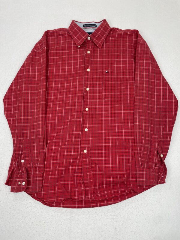 Camisa Tommy Hilfiger Red Net L