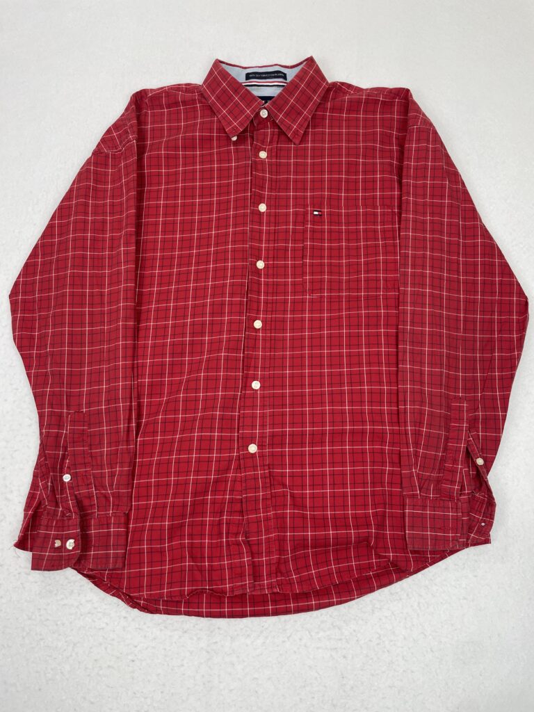 Camisa Tommy Hilfiger Red Net L