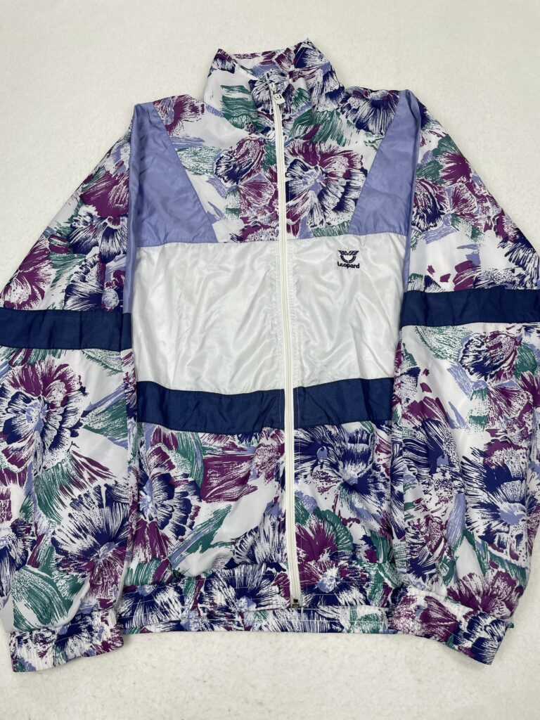 Chaqueta Crazy Leopard Purple Flowers XL