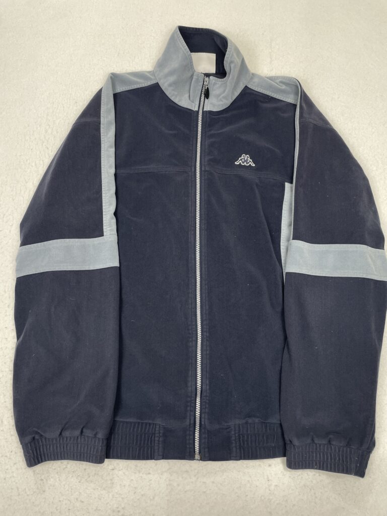 Chaqueta Kappa Fleece Grey & Navy XL