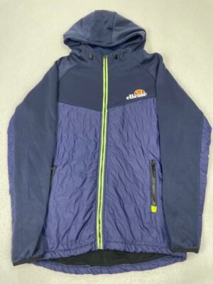 Chaquetón Ellesse Navy & Neon Green L