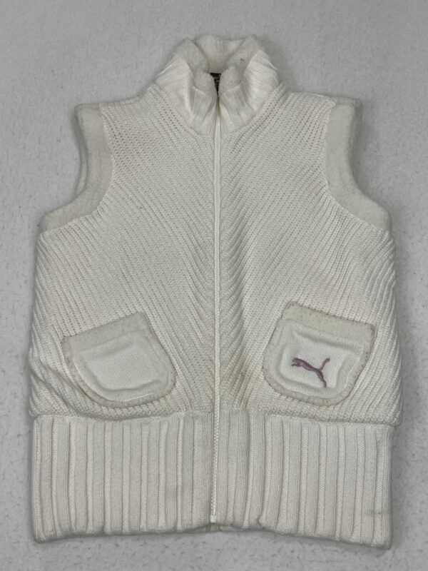 Chaqueta Polar Puma White Wool M