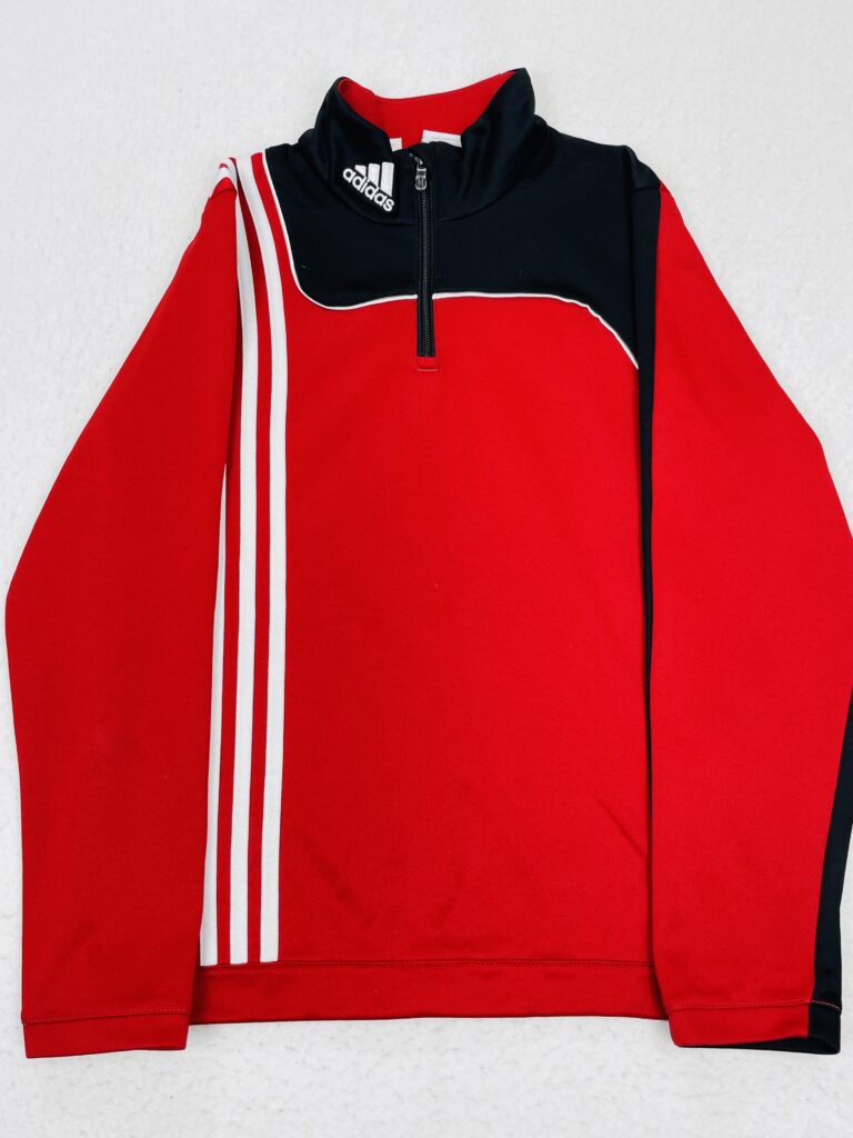 Sudadera Half-Zip Adidas Climalite Red XS