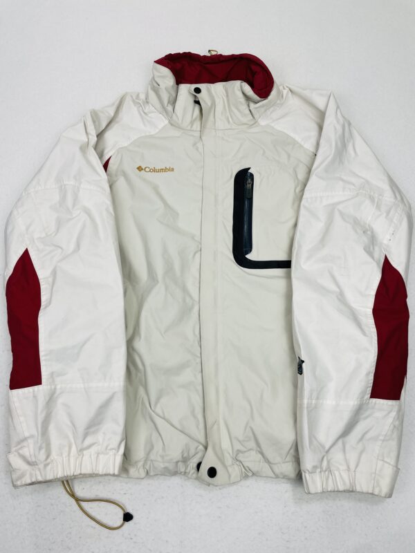 Chaquetón Columbia Titanium Beige & Red XL
