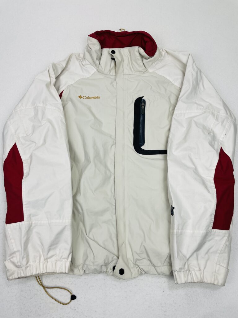 Chaquetón Columbia Titanium Beige & Red XL