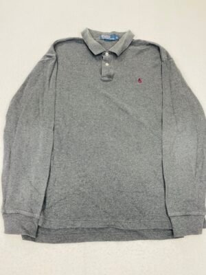 Polo Ralph Lauren Basic Grey Burgundy Pony XL