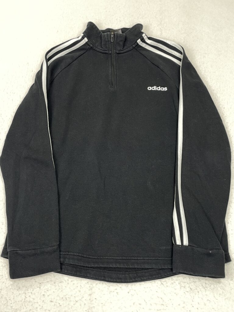 Sudadera Half-Zip Adidas Classic Black M