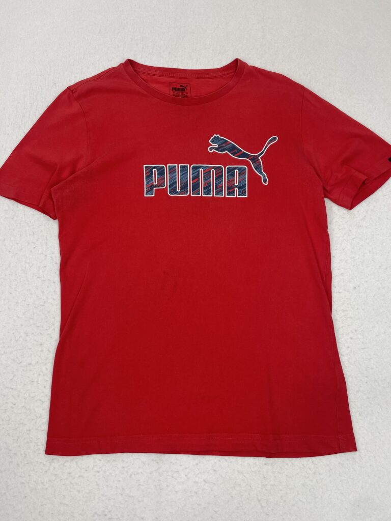 Camiseta Puma Red Paintbrush Logo M