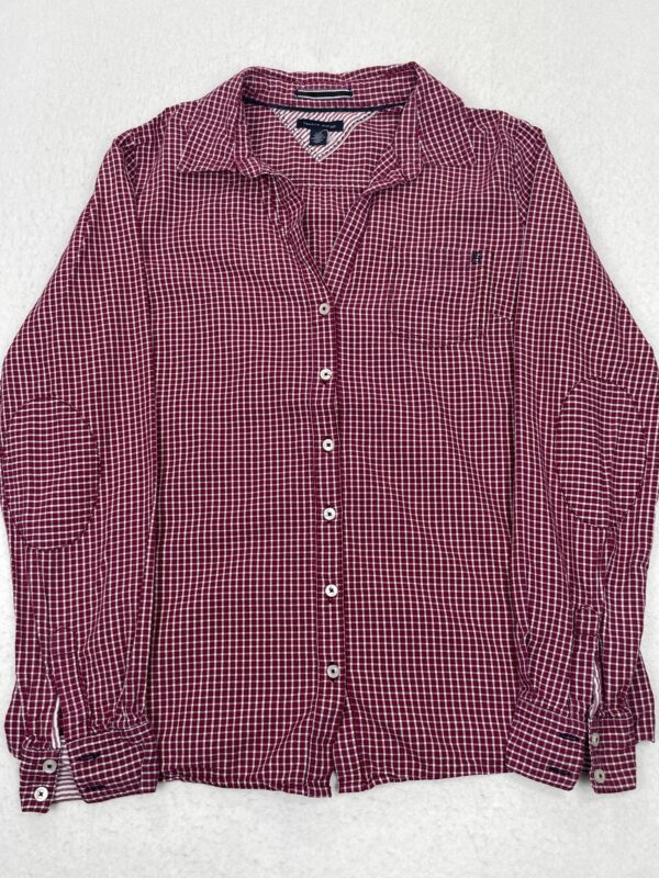 Camisa Tommy Hilfiger Woman Red Squares L