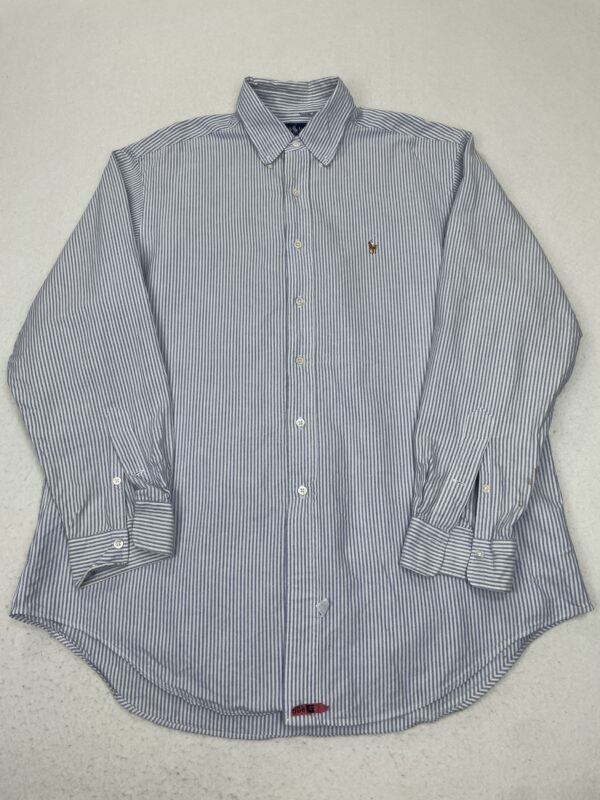 Camisa Ralph Lauren Blue Lines Full Pony XL