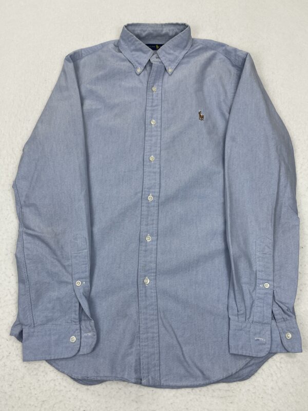 Camisa Ralph Lauren Basic Blue Full Pony S