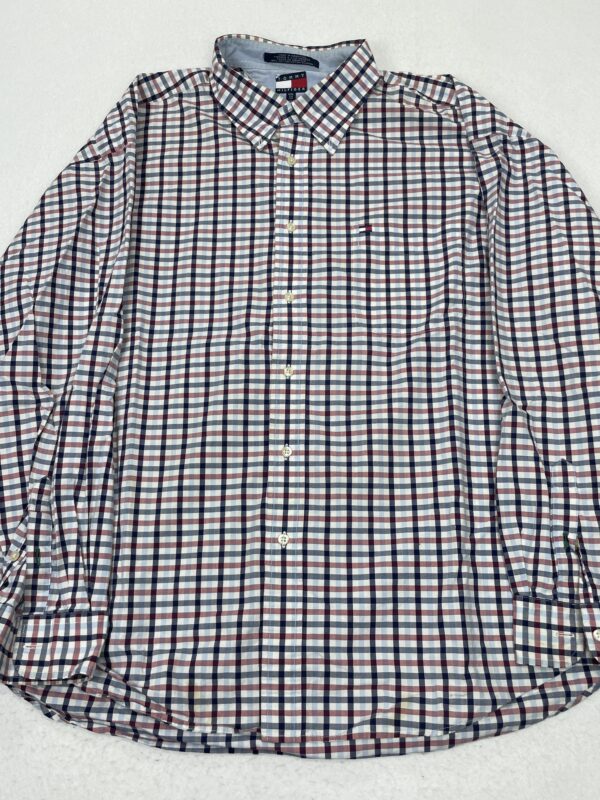 Camisa Tommy Hilfiger Pocket Red & Blue Squares L
