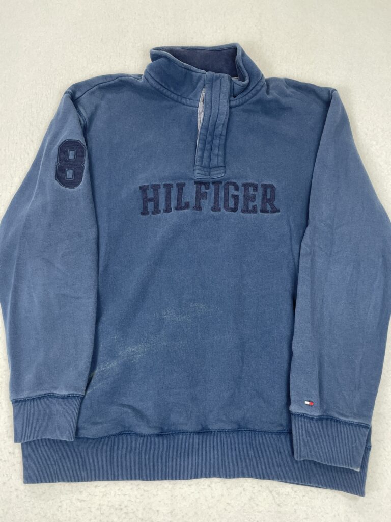 Sudadera Tommy Hilfiger Half-Zip Cobalt XL