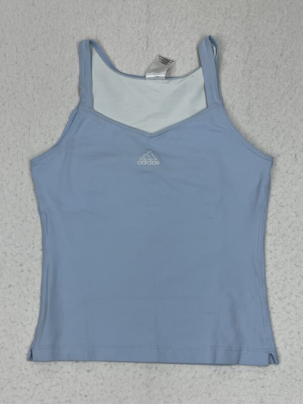Camiseta Top Adidas Sky Blue Elastic S