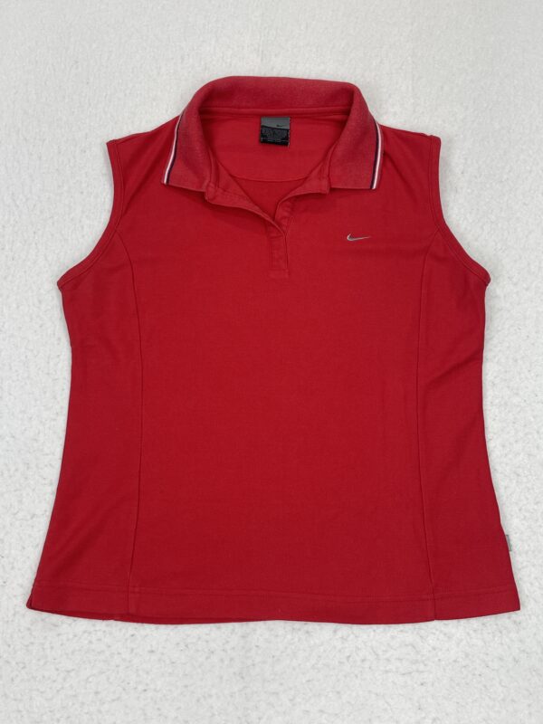 Polo No Sleeves Nike Basic Red M