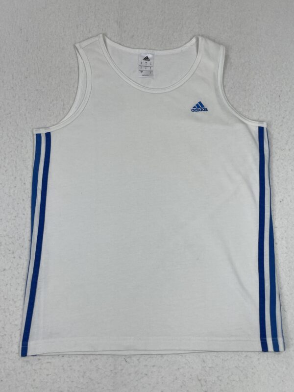 Camiseta No Sleeves Adidas Three Blues S