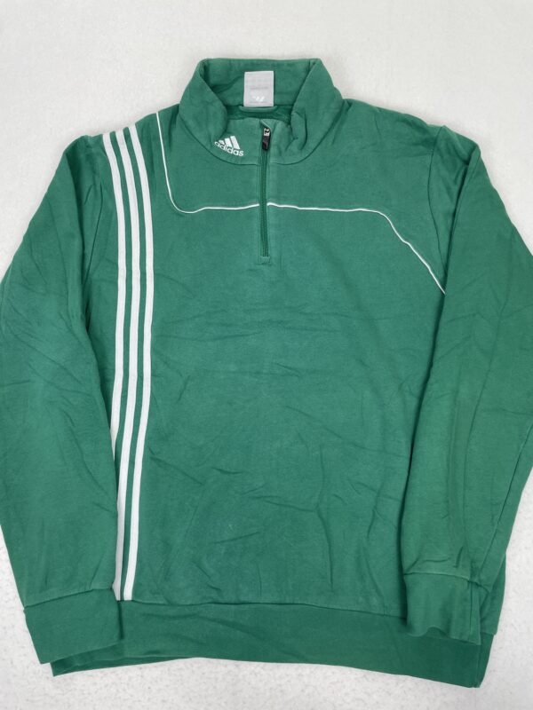 Sudadera Half-Zip Adidas Side Band Green XXL