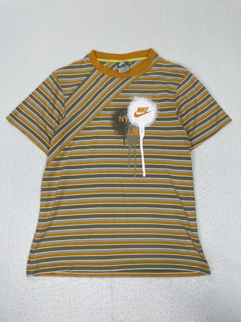 Camiseta Nike NY Orange & Grey Lines S