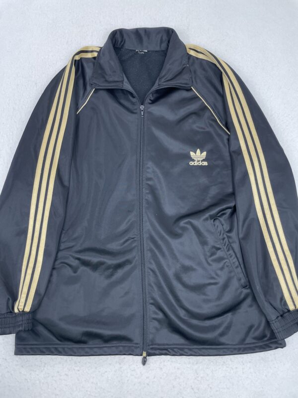 Chaqueta Adidas Black & Gold Stripes XL