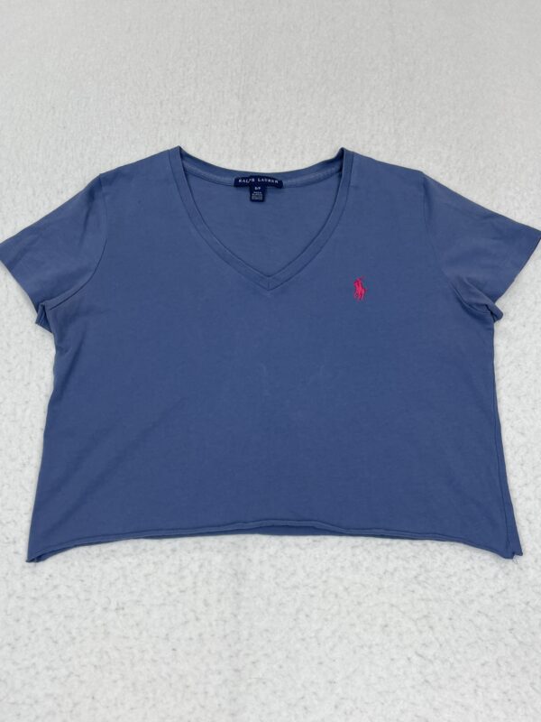 Camiseta Top Ralph Lauren Blue & Pink S