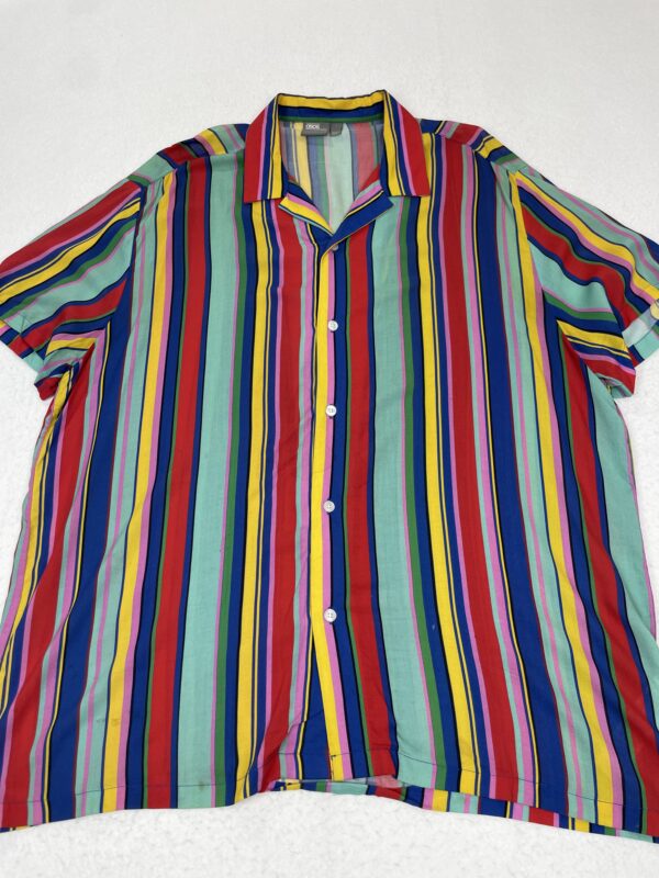 Camisa Asos Rainbow Stripes L