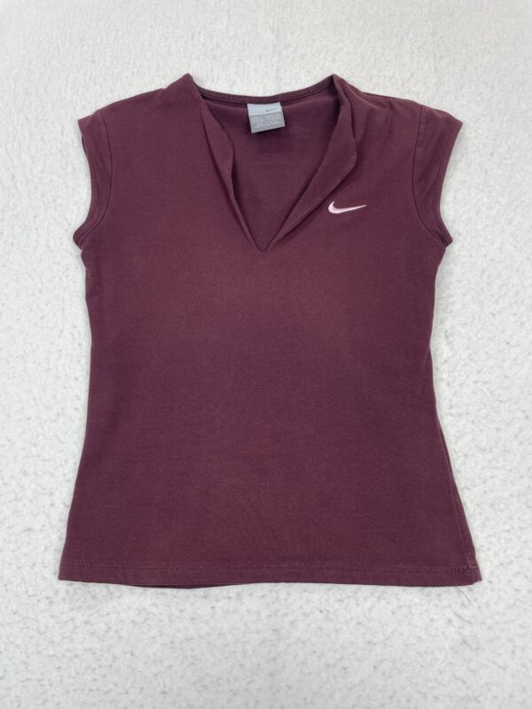 Camiseta Top Nike V-Neck Burgundy S