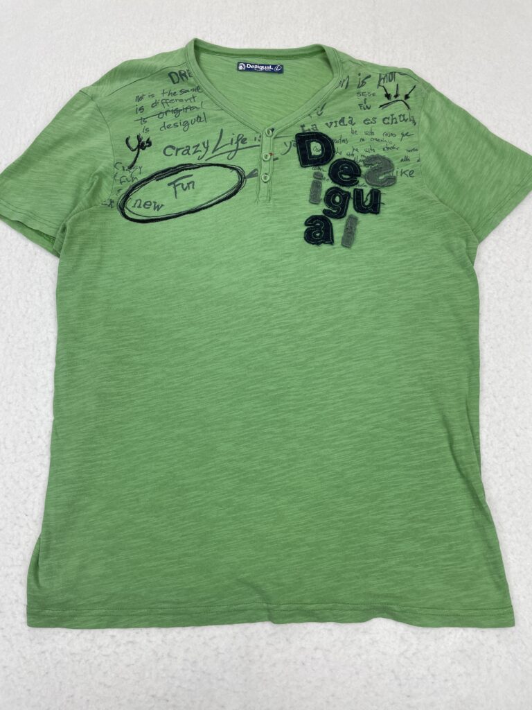 Camiseta Desigual Doodle Green L