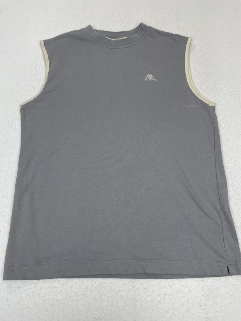 Camiseta Kappa Vintage No Sleeves Grey L