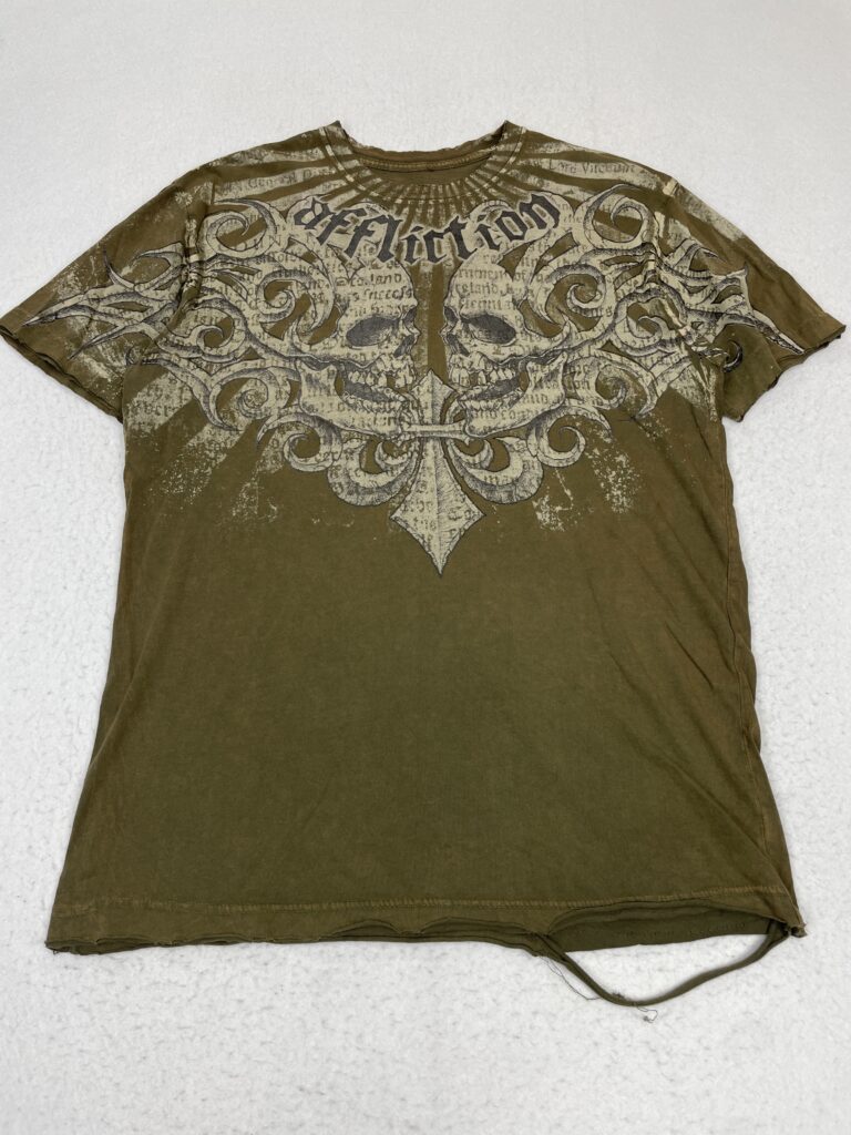 Camiseta Affliction Swamp Green L