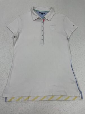 Polo Tommy Hilfiger White Shield L