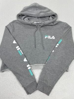 Sudadera Crop FILA Arm Logo Grey M