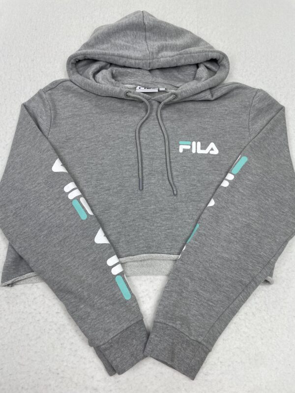 Sudadera Crop FILA Arm Logo Grey M