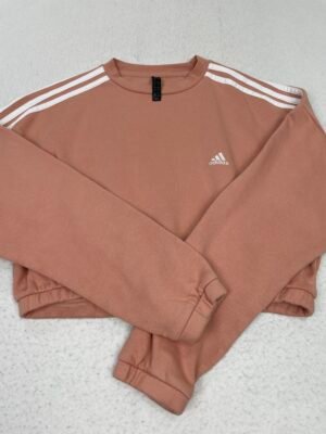 Sudadera Crop Adidas Classic Salmon L