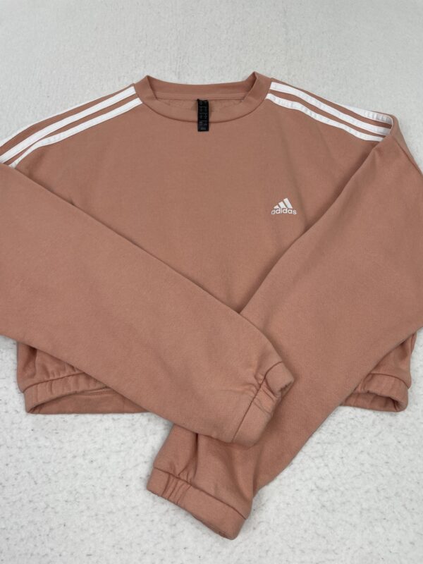 Sudadera Crop Adidas Classic Salmon L