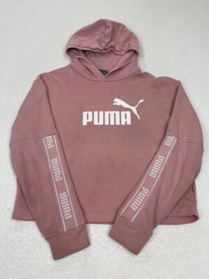 Sudadera Crop Puma Basic Pink M