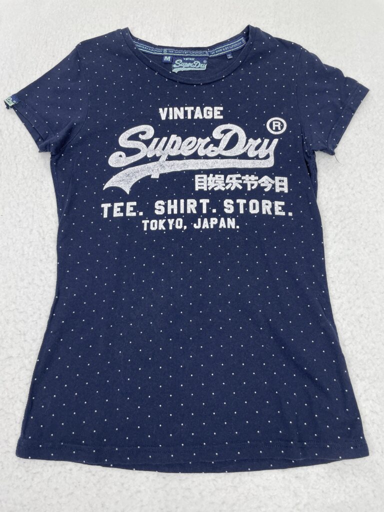 Camiseta Top SuperDry Navy Dots M