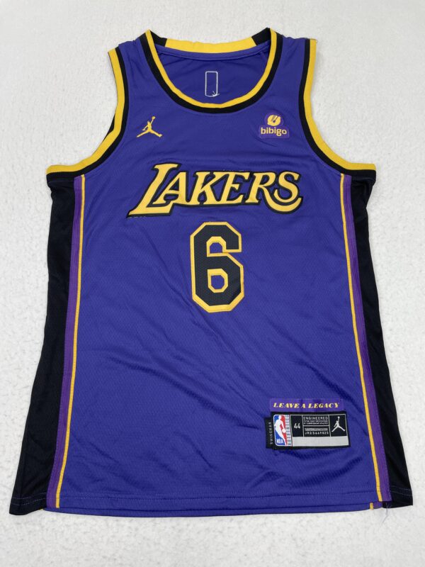 Camiseta NBA Replica Lakers Purple James S