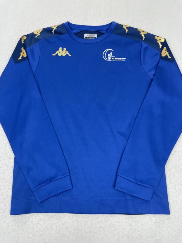 Sudadera Neop. Kappa Elec. Blue & Gold M