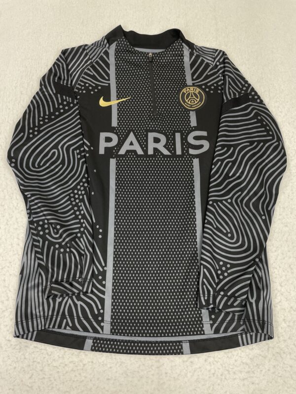 Sudadera Half-Zip Nike PSG Black & Grey Glyphs S