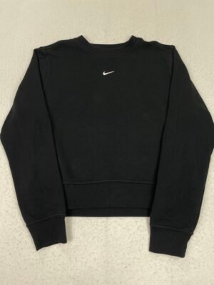 Sudadera Crop Nike Basic Black M