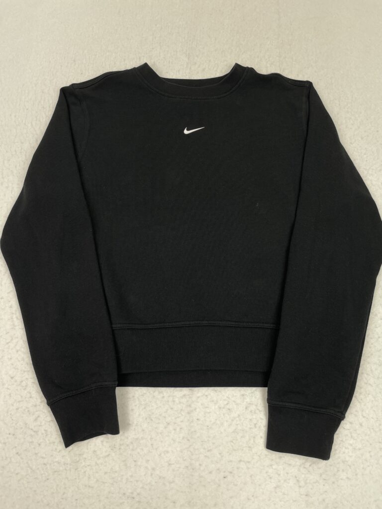 Sudadera Crop Nike Basic Black M