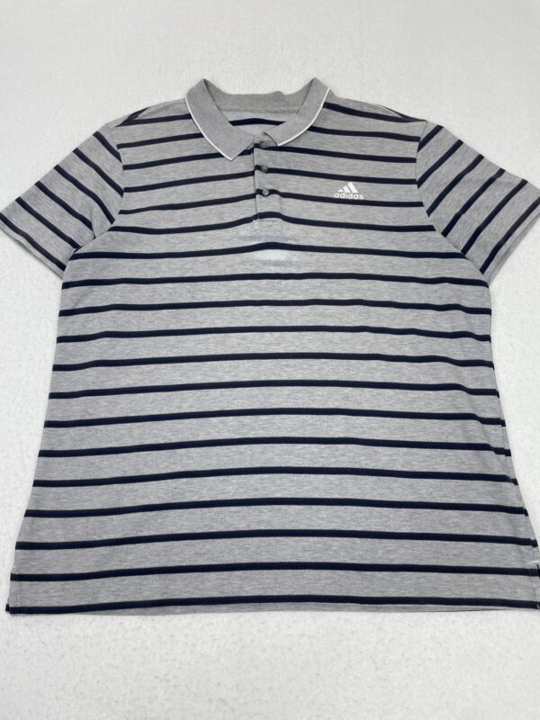 Polo Adidas Grey & Navy Lines XL