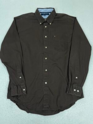 Camisa Tommy Hilfiger Pocket Brown L
