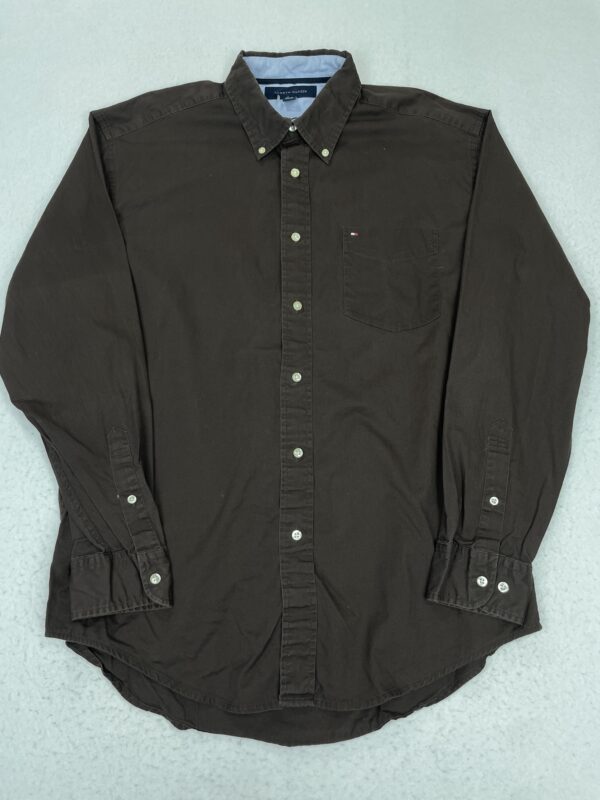 Camisa Tommy Hilfiger Pocket Brown L