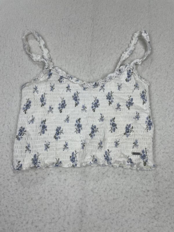 Camiseta Top Hollister Blue Flowers L