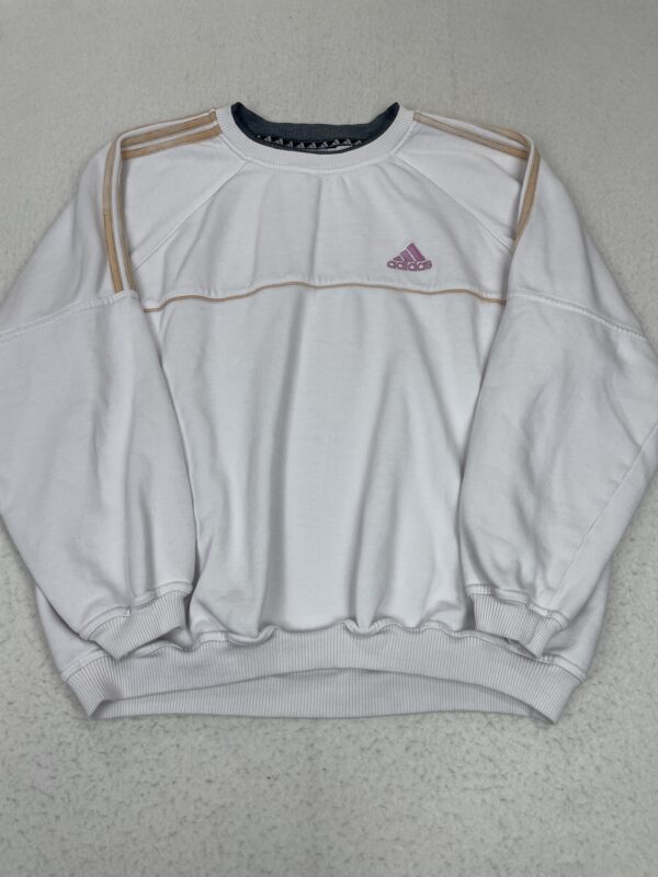 Sudadera Adidas White & Peach M
