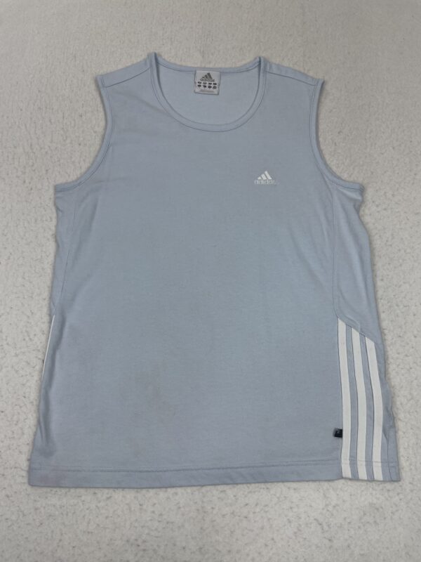 Camiseta Adidas Sky Blue No Sleeves M