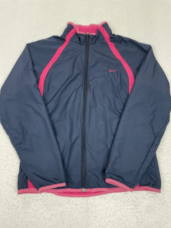 Chaqueta Nike Navy & Fuchsia Sides L