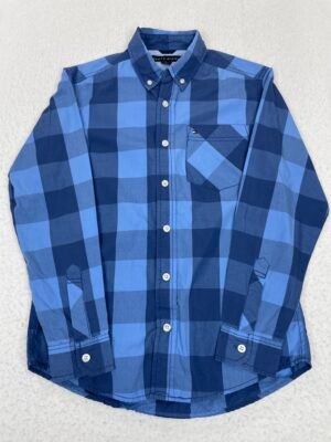 Camisa Tommy Hilfiger Two Blue Squares XS
